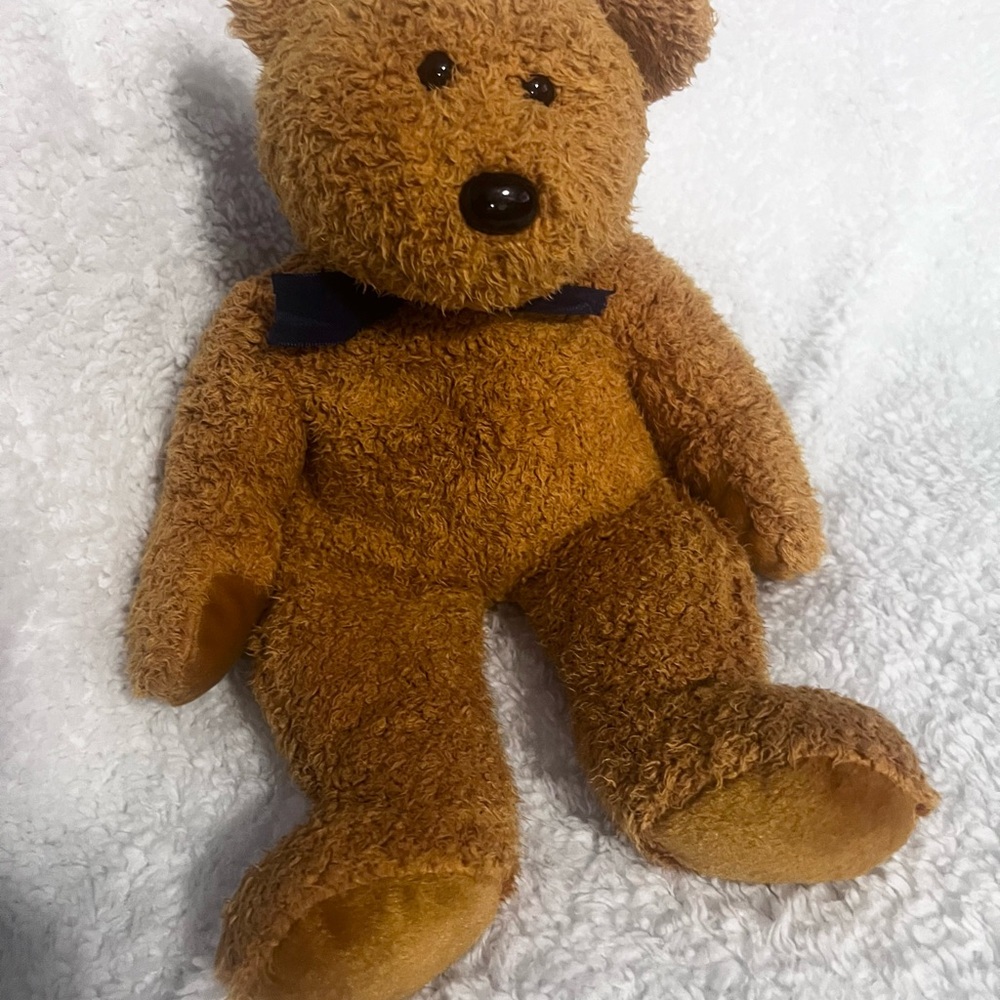 Ty Beanie Buddies Fuzz Bear Plush Stuffed Animal Toy 1999 No HangTag